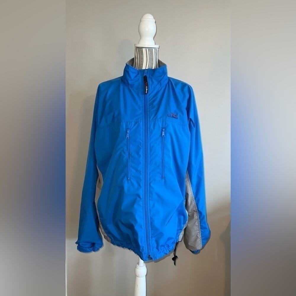 LL BEAN MENS FULL ZIP JACKET SIZE L MINT